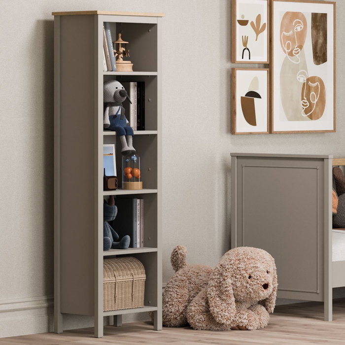 Hanah Home Estantería Gris y Roble Hanah Home Estantería Gris y Roble